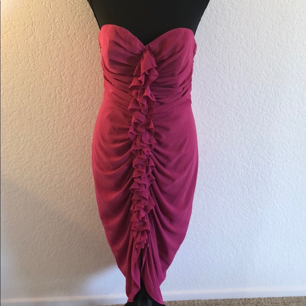 Draped midi dress